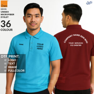 microfiber short sleeve polo
