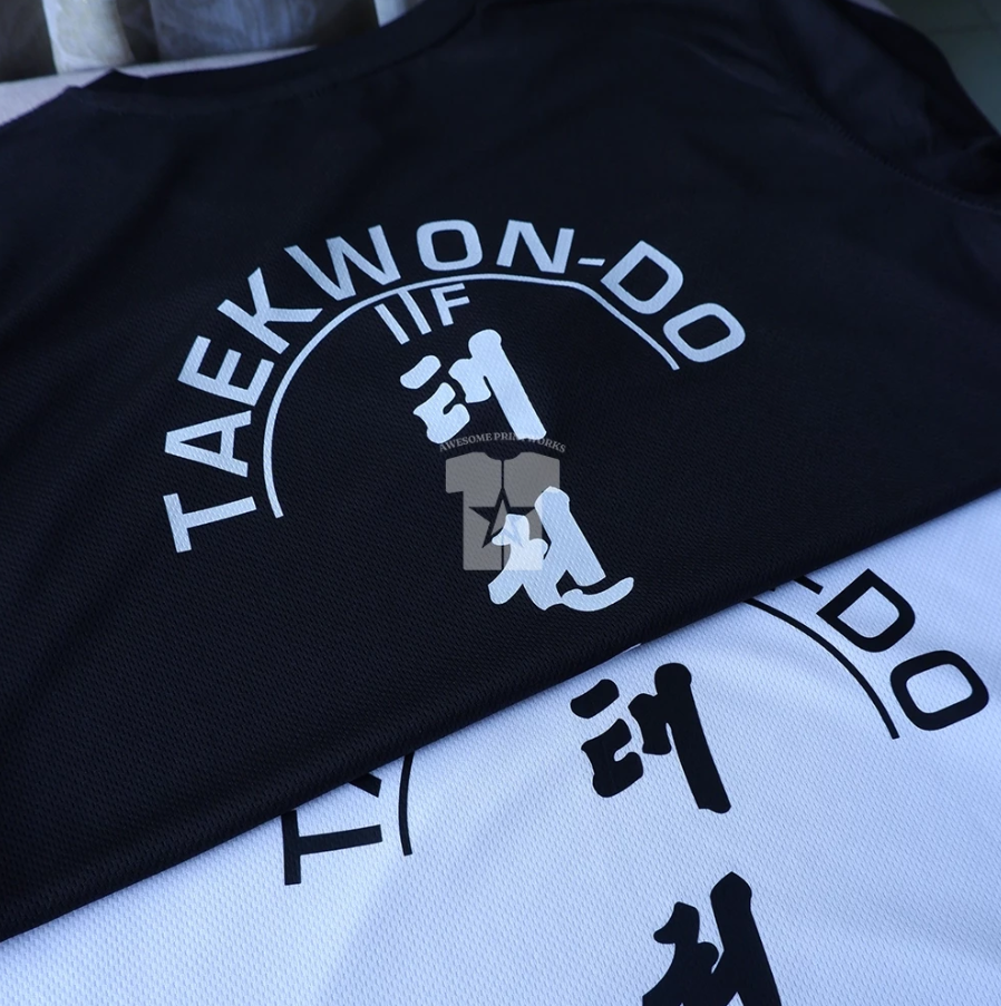 taekwondo microfiber short sleeve t shirt taekwondo microfiber short sleeve t shirt
